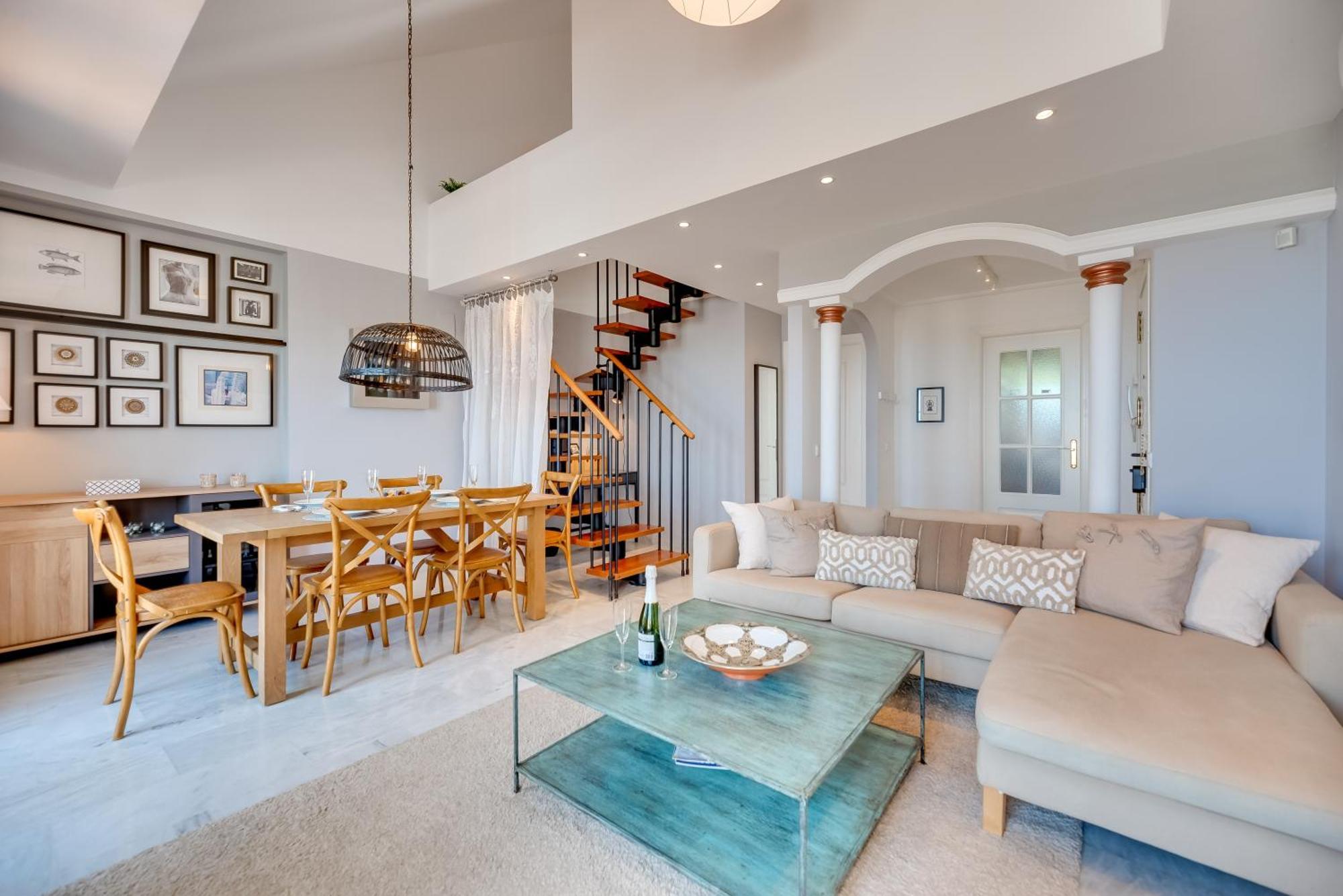 Apartament Elegant 2 Bdrm Penthouse With Bbq And Pools Marbella Zewnętrze zdjęcie